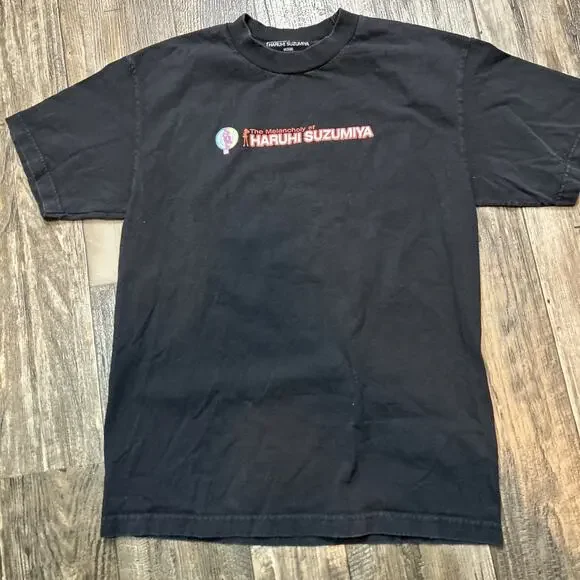 Vintage Anime T-Shirt The Melancholy Of Haruhi Suzumiya Sz M RARE 2006 USA Made